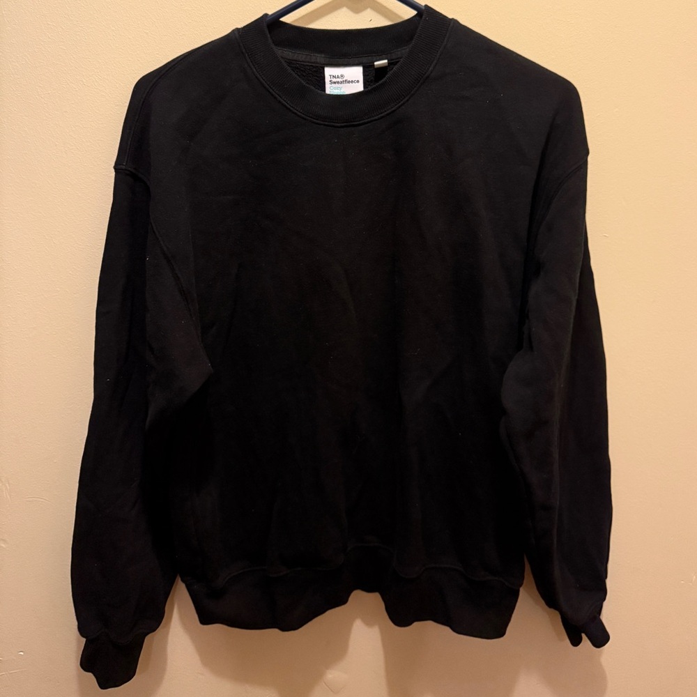 TNA Black Crewneck Sweater